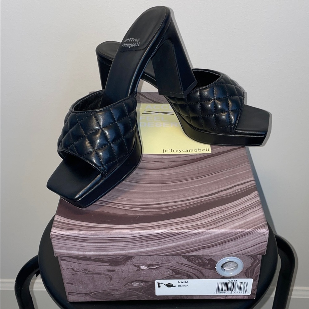 Jeffrey Campbell Nana black 6.5